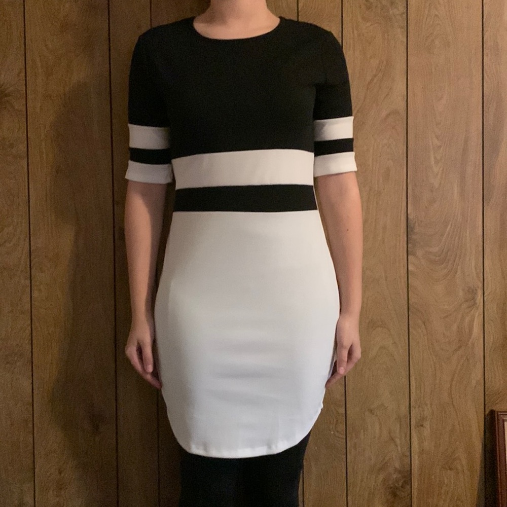 O’Delilah medium black and white dress